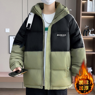 冬季12岁青少年棉衣男孩13大童时尚外套16中学生潮流百搭羽绒棉服