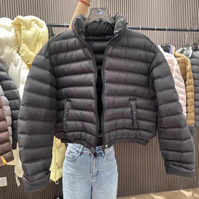 本命年红色90白鸭绒排骨羽绒服女