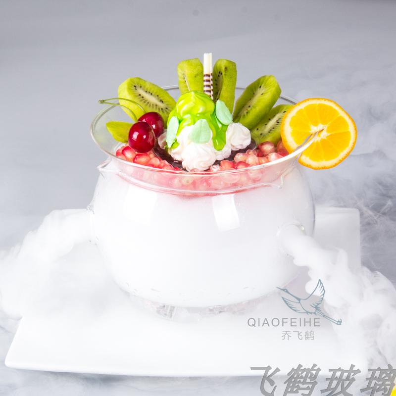 液氮干冰冒烟酒店餐具玻璃冰淇淋碗意境菜餐具套装分子料理器皿|ruв категории посуда, посуда, стеклянная посуда костюм - от Buy2taobao.com для оказания профессиональной услуги покупки агента Taobao