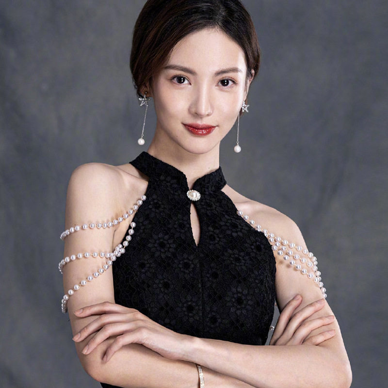孤注一掷金晨安娜同款长款流苏星