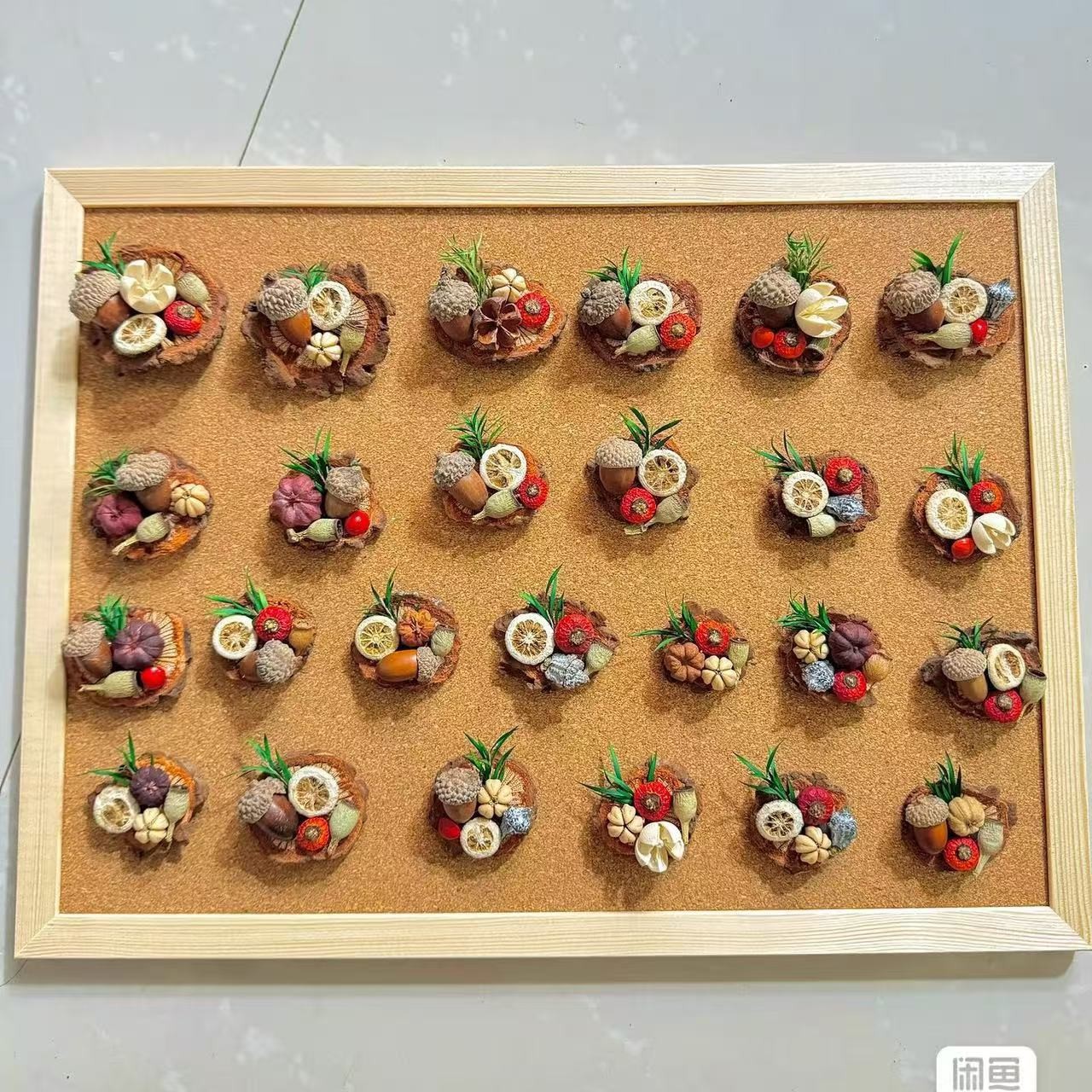 云南森林小鹿真植物diy冰箱帖标本伴手礼家居墙面装饰品