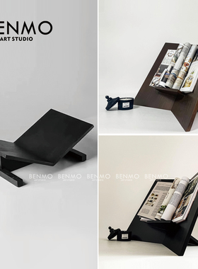 木质书架酒店装饰摆件桌面摆设