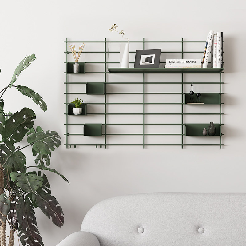 MWH曼好家铁艺挂墙置物架客厅壁挂装饰架北欧简约创意金属架子|ruв категории Домашний быт, роспись - от Buy2taobao.com для оказания профессиональной услуги покупки агента Taobao
