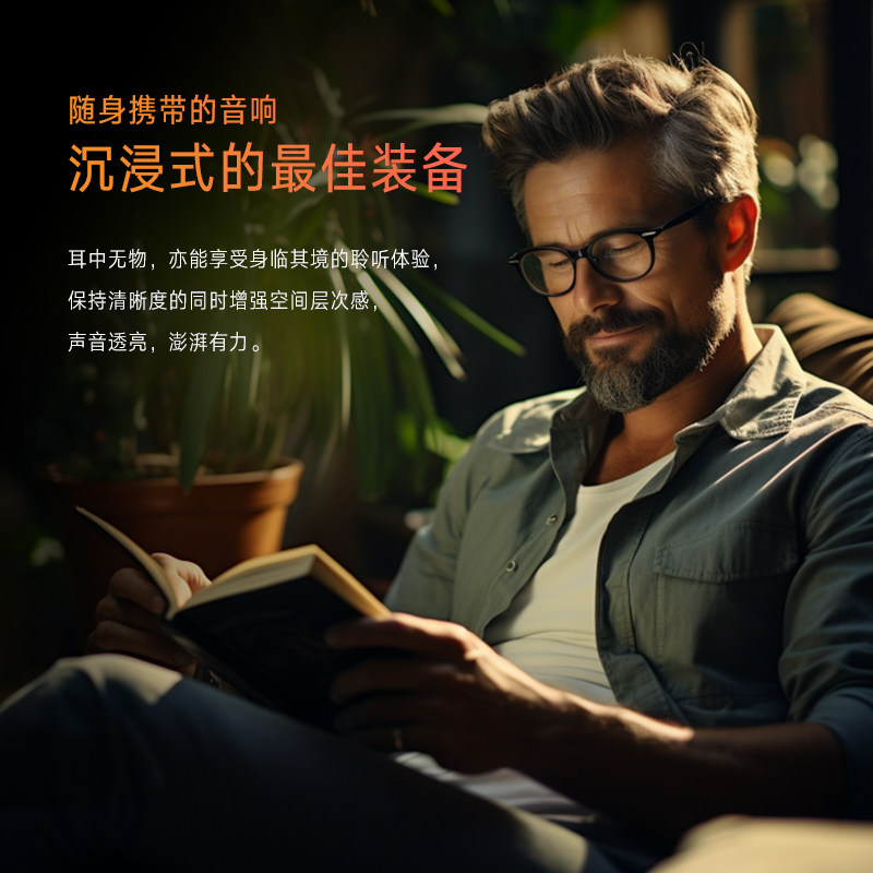 声控智能防蓝光可配度数老花镜