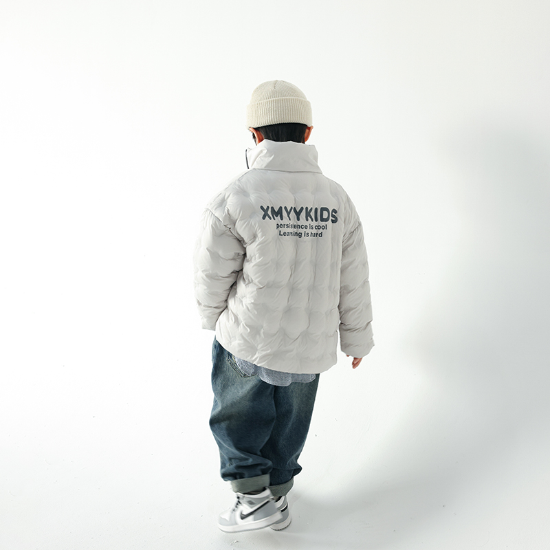 儿童立领直充羽绒服冬款保暖外套