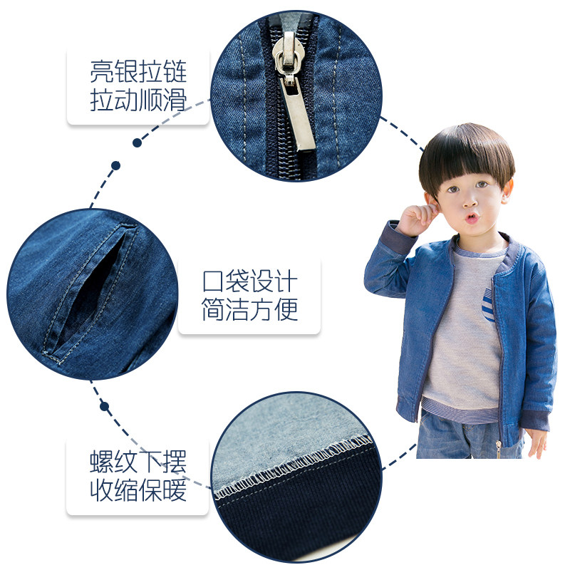 Blouson pour garcon en toile - Ref 2156959 Image 4