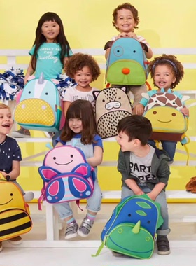 清仓价 美国正品skip hop儿童动物书包 宝宝幼儿园双肩背包男女童
