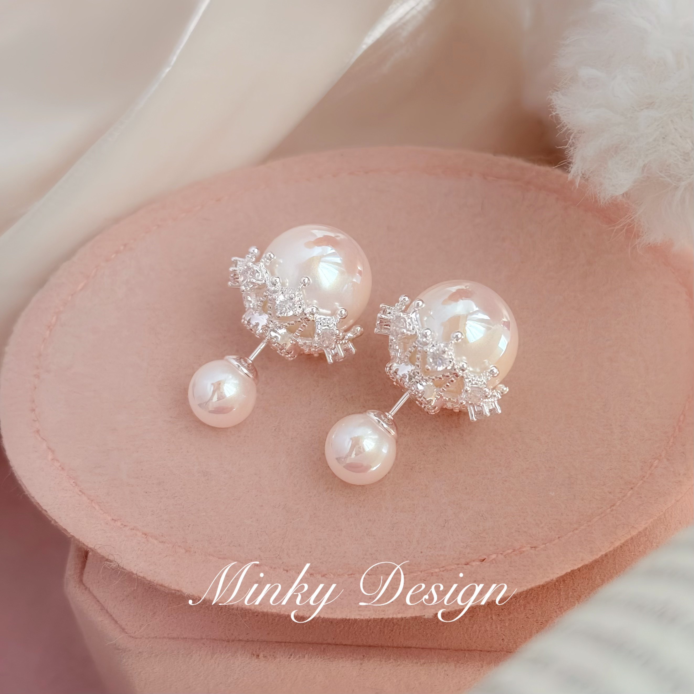 「屿光」设计感珍珠耳钉蚊香盘耳夹无耳洞气质高级感耳环百搭耳饰,饰品/流行首饰/时尚饰品新,耳夹,淘宝优惠券,粉丝福利购,淘宝优惠卷