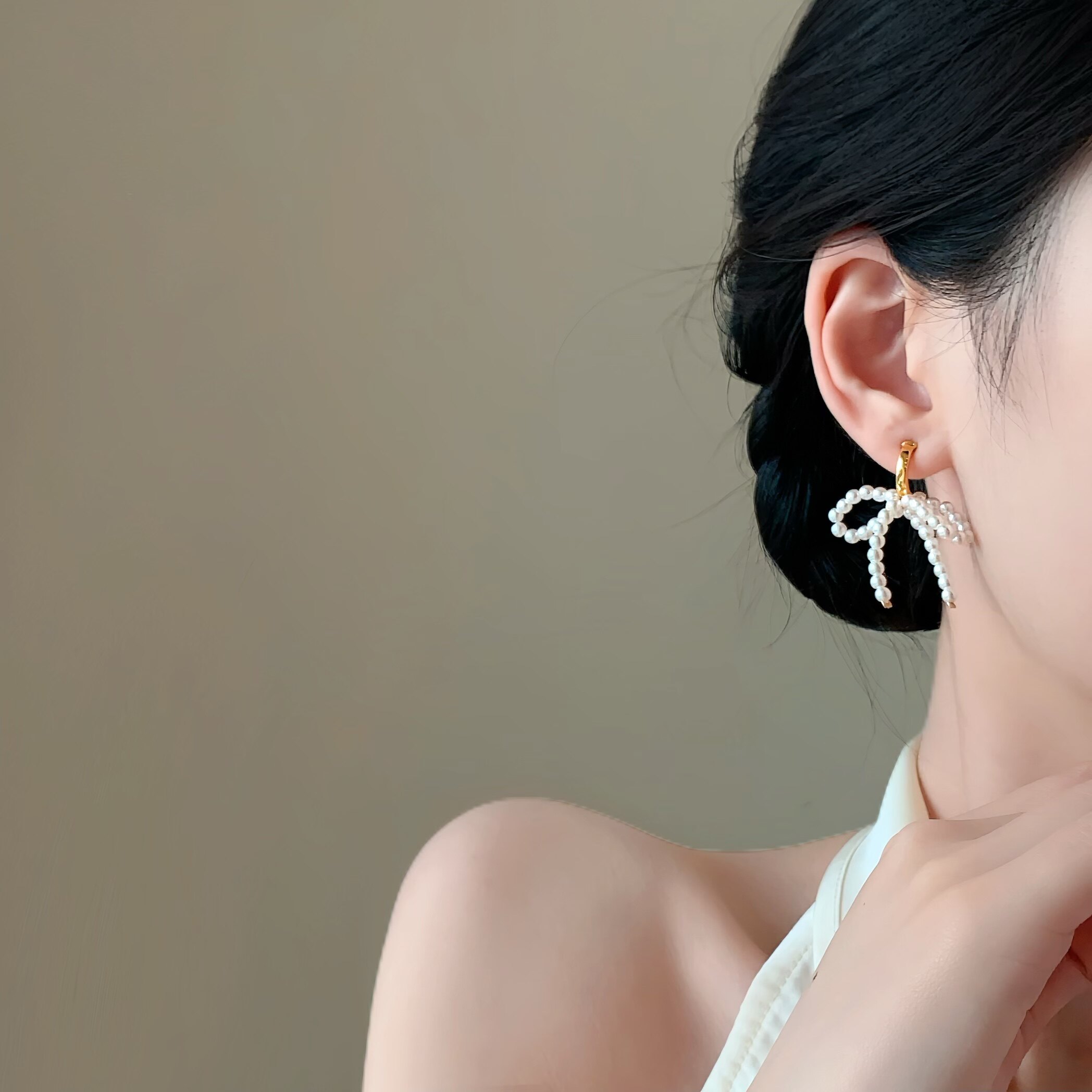 「甜妹滤镜」蝴蝶结珍珠耳钉精致耳饰蚊香盘耳夹无耳洞甜美耳环女,饰品/流行首饰/时尚饰品新,耳夹,淘宝优惠券,粉丝福利购,淘宝优惠卷