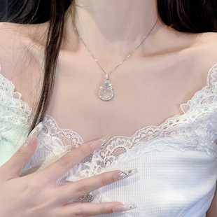 「玉福禄」送证书！正品天然玉髓葫芦项链纯银吊坠银饰锁骨链颈链