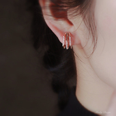 「经典 复刻」精致圈圈耳饰蚊香盘耳夹无耳洞女耳圈耳环复古耳钉银