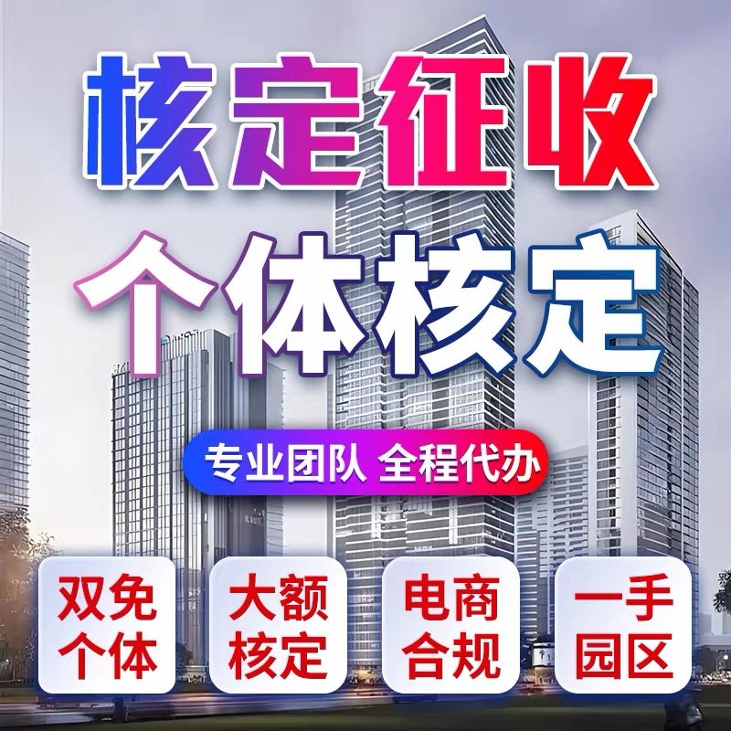 深圳佛山个体户核定征收小额双免大额核定公司税务合规财税咨询