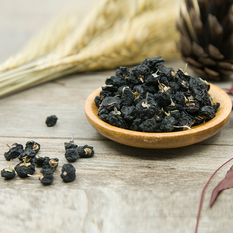 青海诺木洪黑枸杞 黑果苟杞50g 玻璃瓶装干净无杂
