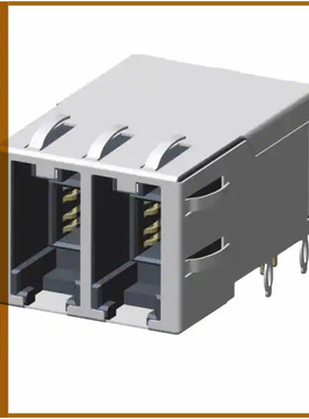 10133575-001LF【MODJACK SLIMLINE 1X2 PORT 8POS】