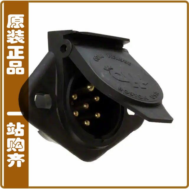 12080【conn rcpt male 7pos screw】