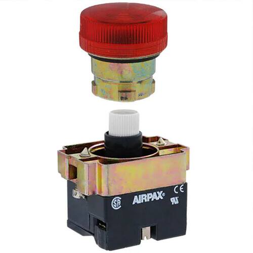 AS2PLB4LB24【INDICATOR LIGHT 22MM RED 24V】