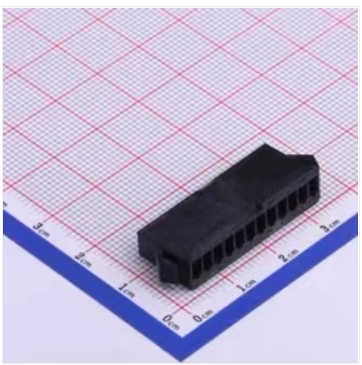 HX25022-12P 压线端子胶壳 2.5mm 1x12P 黑色 P=2.5mm