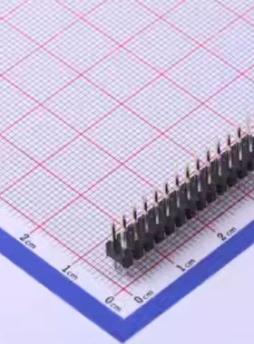 X6521WV-2x14H-C60D30 排针 2.54mm 2x14P 直插 方针 高镀金 抗氧