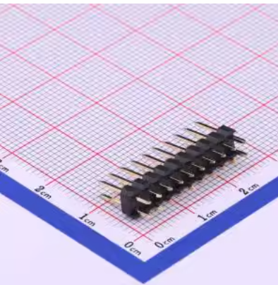 X6521WV-2x10H-C60D30 排针 2.54mm 2x10P 直插 方针 镀金足1U 存