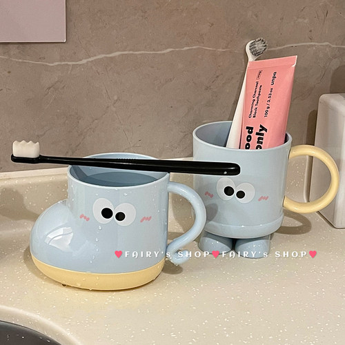 可爱小鞋子牙杯高颜值卡通洗漱杯