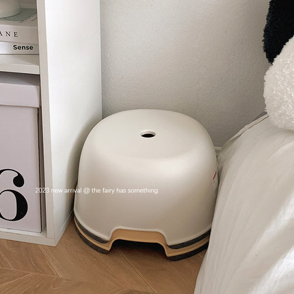 简约小凳子家用小型塑料加厚结实换鞋凳可叠放矮凳客厅茶几板凳