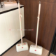 高颜值扫把簸箕套装 扫帚粉色卡通印花不沾头发清洁工具 家用扫立式