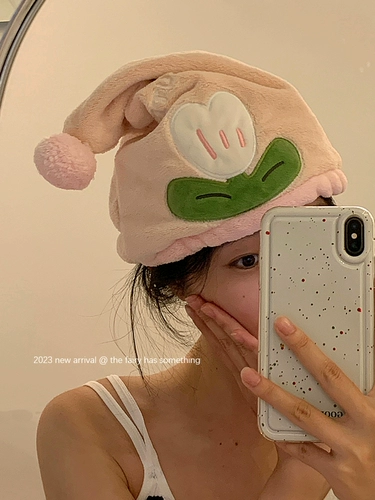 Милое полотенце для волос, быстросохнущая шапка, платок, хорошо впитывает воду