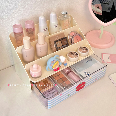 可爱苹果桌面刷装配收纳置物架