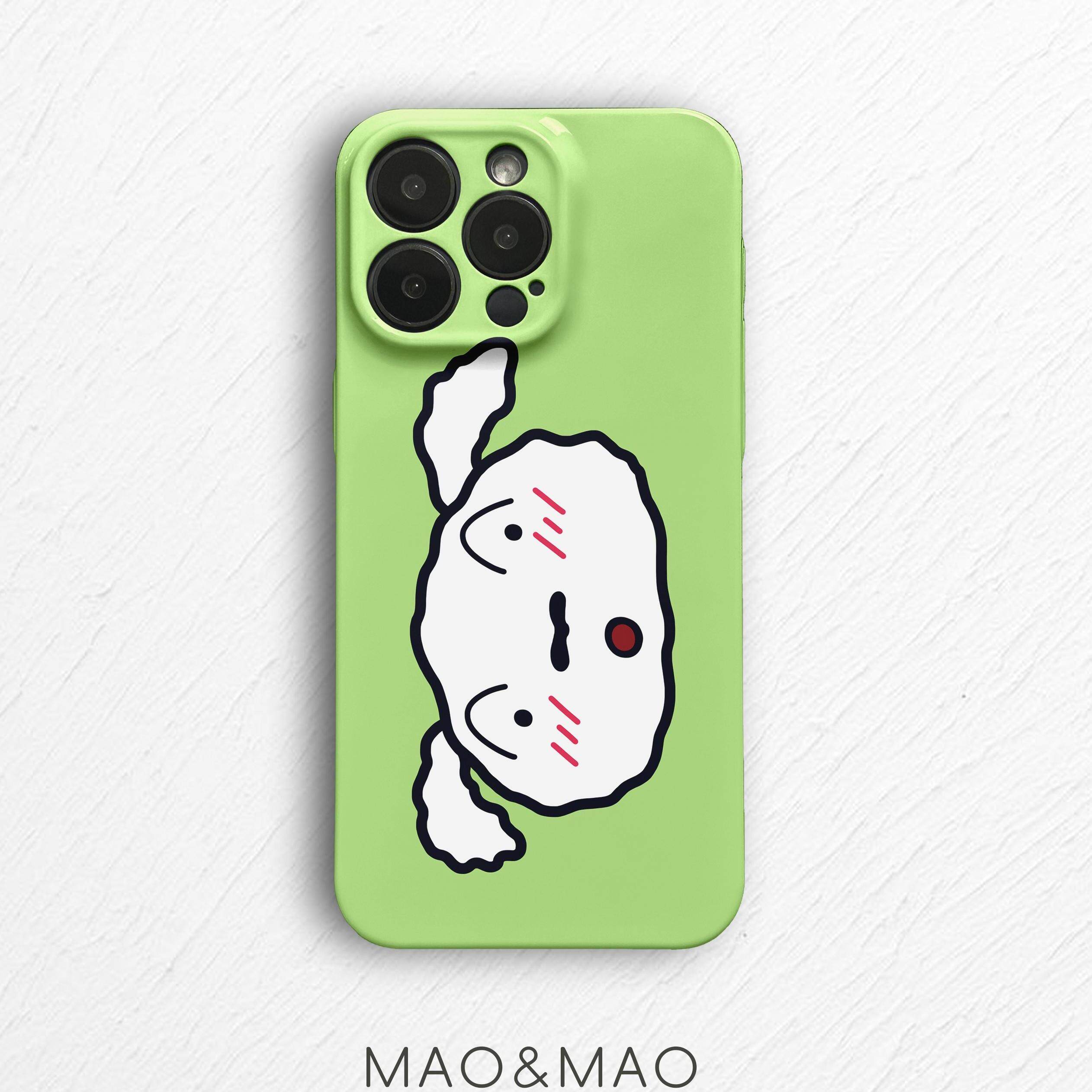 maomao原创 蜡笔小新小白 iphone苹果16 15 14 13promax华为小米全包镜头超好看手机壳小众不会撞壳二合一