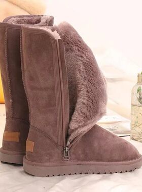 长筒雪地靴女2025冬季新款