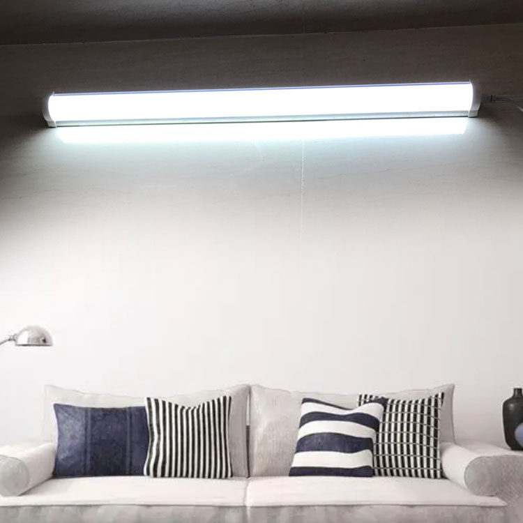 耀力90度墙角灯T8三角灯管led日光灯橱柜门头明装墙壁侧装光管