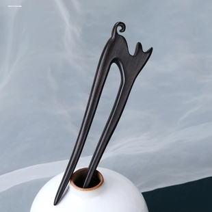 木簪子古风盘发头饰旗袍现代简约日常款式时尚发簪