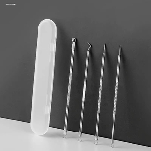 粉刺针去黑头挤暗疮去闭口美容院用刮挑排痘脂肪粒神器单个装工具