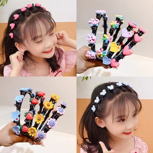 儿童编发发箍压发头箍碎发整理发饰宝宝刘海夹子发卡女童头饰