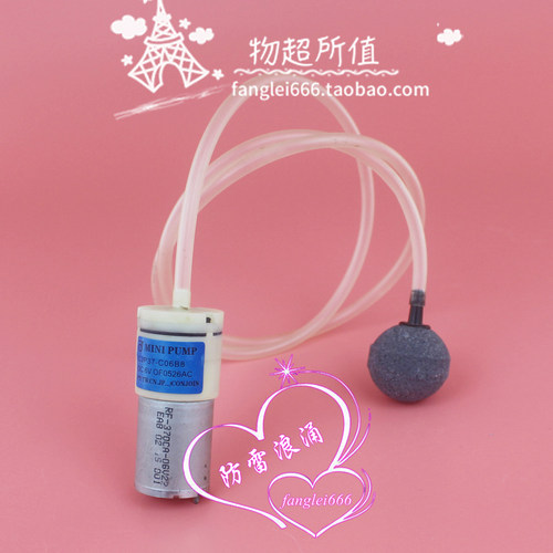 CONJOIN MINI PUMP微型气泵 CJP37-C06B8充气泵6VDC压力泵370马达