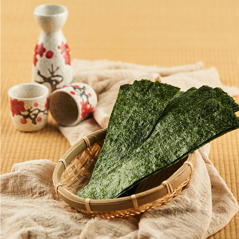 【海达屋】6切300枚50张寿司专用海苔条寿司料理材料军舰寿司海苔