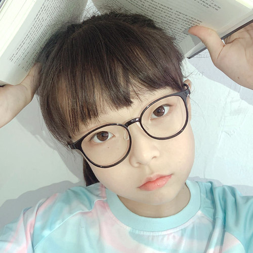 潮流汇男女孩全框硅胶防控眼镜架