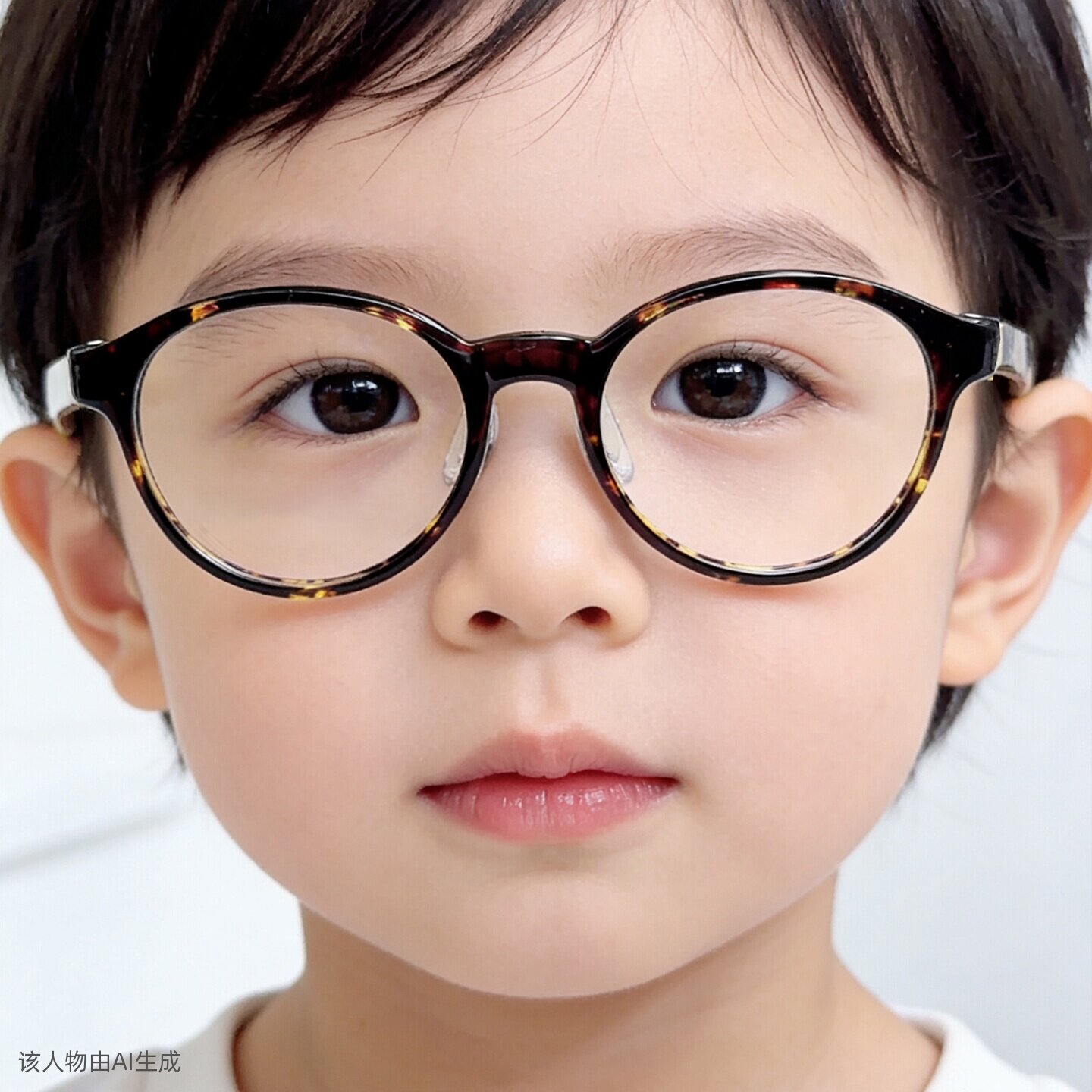 专配0-4周岁41□15男女孩婴幼儿童弱视散光远视近视圆形眼镜框架