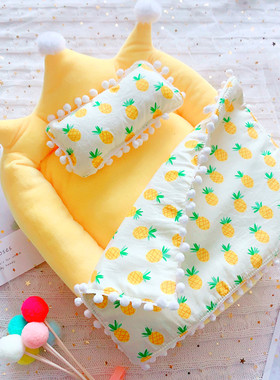 娃床10cm15cm20cm棉花娃娃床品labubu拉布布公仔床三件套被子枕头