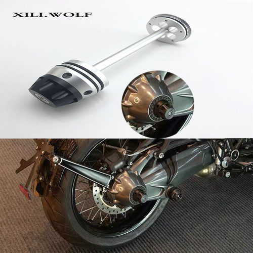适用宝马 R1200GS R1250GS/ADV 水鸟改装件后轮轴保护 防摔球保护
