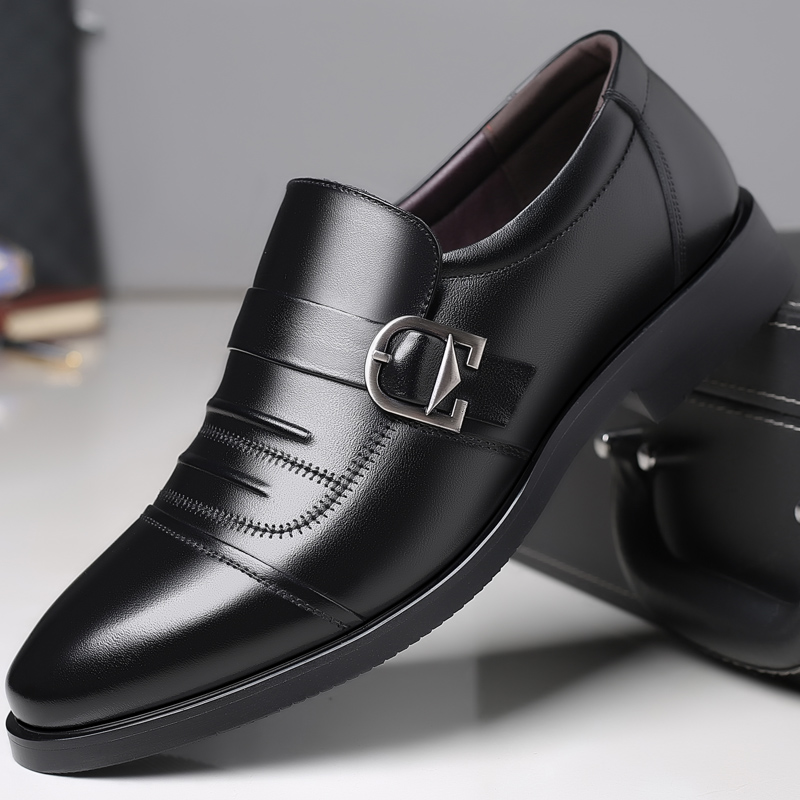 春季男士皮鞋意丽尼正装商务