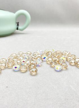 BOYI【柏亦珠宝】施华洛水晶车轮珠散珠扁珠算珠手工材料DIY配件