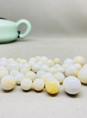 BOYI【柏亦珠宝】天然金丝贝壳圆珠散珠子手工编织材料DIY配件