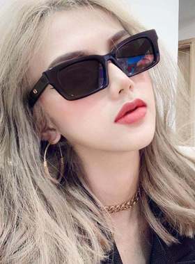 复古小框方形偏光太阳镜 jennie珍妮同款眼镜网红潮个性1996墨镜