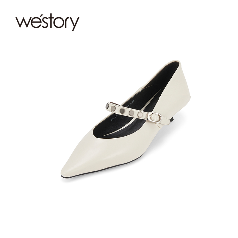 westory2025新款时尚浅口单鞋