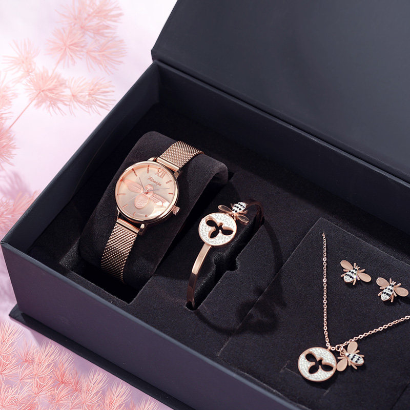 瑞美嘉ins风女士手表小蜜蜂正品新款石英腕表学生法国小众手表女