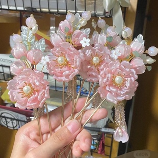 发饰 绣球发夏天汉服发饰古风手工头饰汉服古装 169