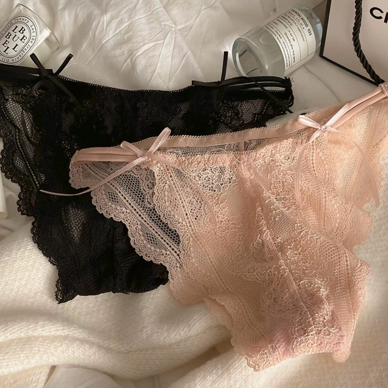 复古欧美性感蕾丝内裤女士低腰甜美诱惑三角裤女纯欲少女法式透视,女士内衣/男士内衣/家居服,女三角裤,淘宝优惠券,粉丝福利购,淘宝优惠卷