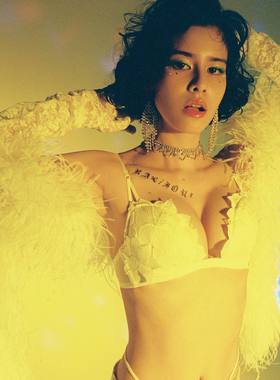 Ravijour日系聚拢性感刺绣蕾丝内衣女士文胸套装薄款加垫子