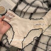 中腰纯棉抑菌全棉裆女生性感三角裤 日系纯欲风少女内裤 女2023新款